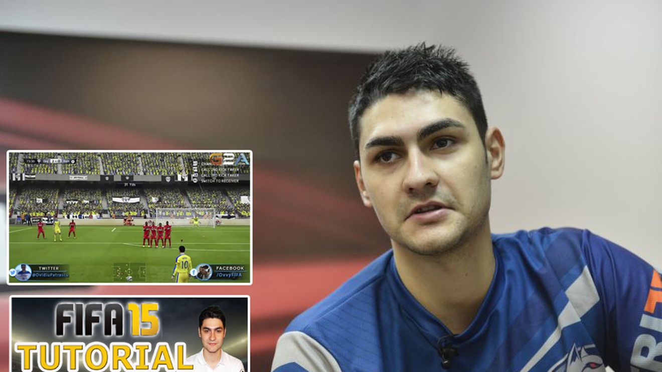 VIDEO Învață FIFA 15 de la un profesionist. Campionul mondial și european Ovidiu Pătrașcu dă sfaturi utile pasionaților celui mai bun joc de fotbal