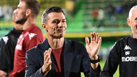 „Penalty clar!”. Costel Gâlcă acuză arbitrajul după Oțelul Galați - Rapid București 1-1