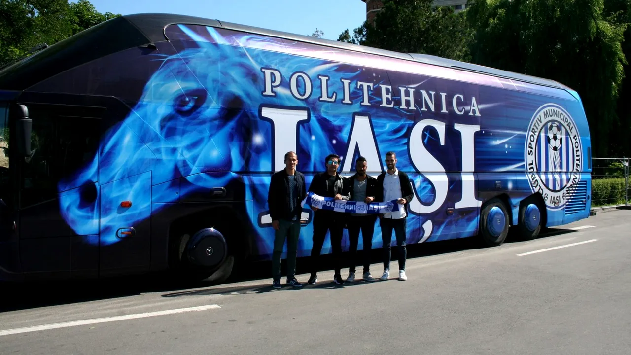 CSM Poli Iași își prezintă transferurile în fața noului autocar de 200.000 de euro! FOTO | Trei portughezi au ajuns în România pentru a semna
