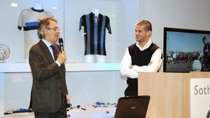 FOTO **Chivu, Zenga și Massimo Moratti au strâns bani pentru orfanii din România