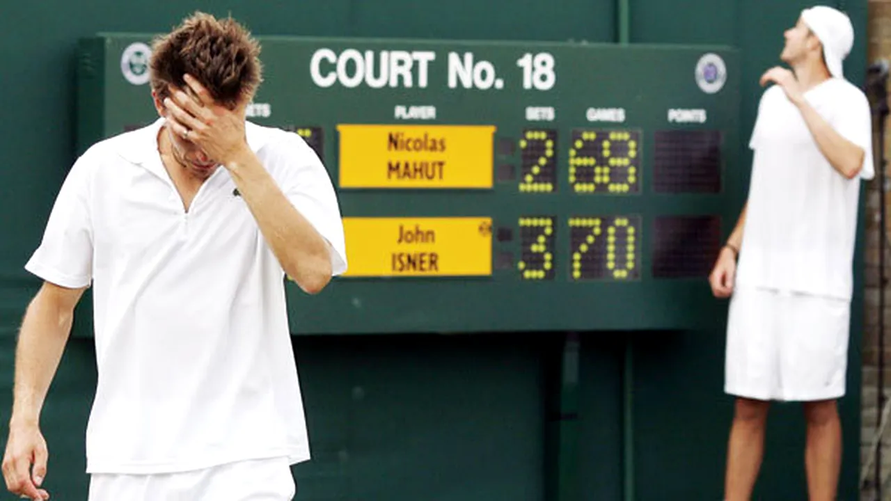 Câte zile joacă acum Isner și Mahut?** Autorii celui mai lung meci din istorie se întâlnesc din nou la Wimbledon