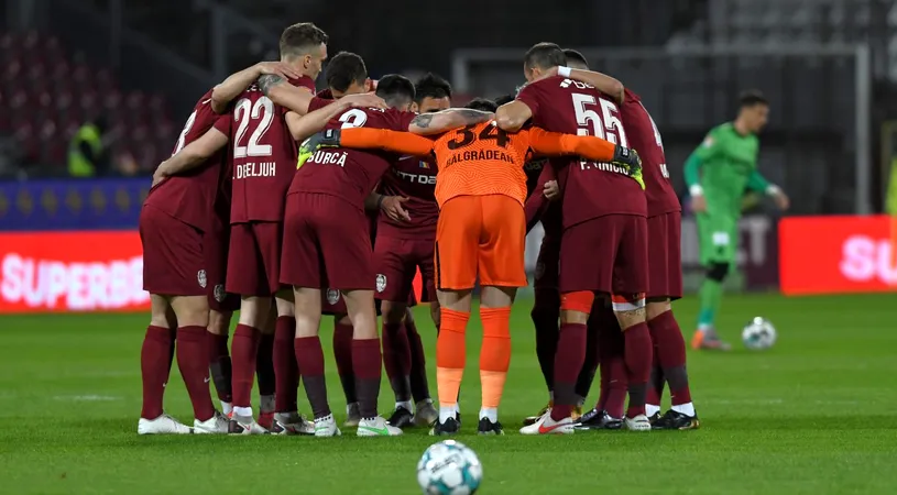 Jucătorii lui CFR Cluj se uită în curtea vecinei FCSB: „Sper să terminăm pe primul loc! Ei au un meci extrem de greu la Sfântu Gheorghe”. Pentru campioană urmează partida cu Universitatea Craiova