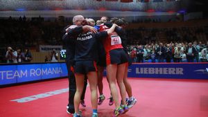 Reginele Europei sunt românce! Aur la C.E. de tenis de masă după ce Samara, Dodean și Szocs au bătut Germania cu trei chinezoaice în lot! Meci de infarct câștigat de Dana în decisiv | VIDEO 