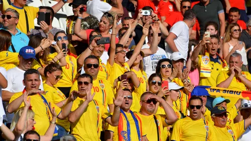Atmosferă superbă la Cesena! VIDEO | România U21 este împinsă de la spate de un zid galben
