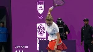 Simona Halep a răbufnit în timpul meciului de coșmar cu Caroline Garcia de la Doha: „Nu se poate!" De ce s-a răzbunat pe rachetă