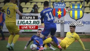 Steaua câștigă în fața Unirii Slobozia și își asigură matematic locul 4 în play-off-ul Ligii 2. Claudiu Dragu și Emilian Pacionel, la primele lor goluri în acest sezon pentru ”militari”