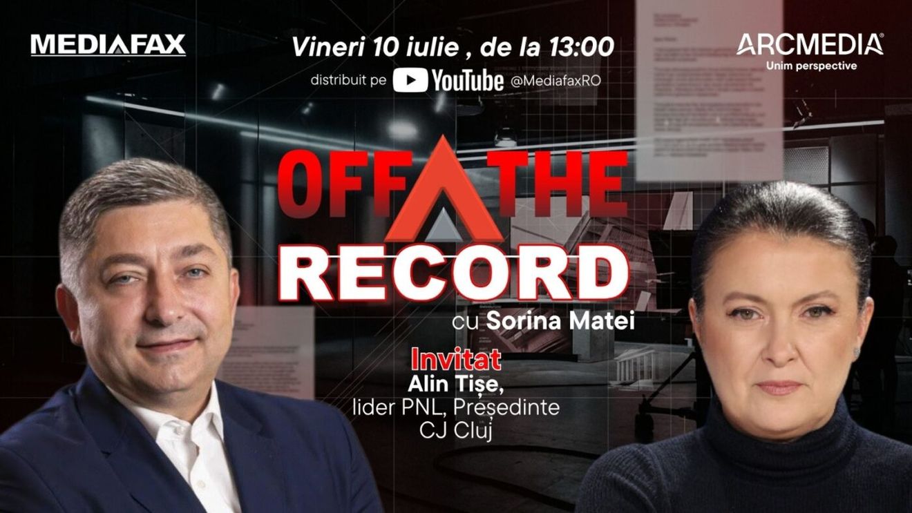 OFF The Record. Invitat: Alin Tișe, lider PNL, președintele CJ Cluj