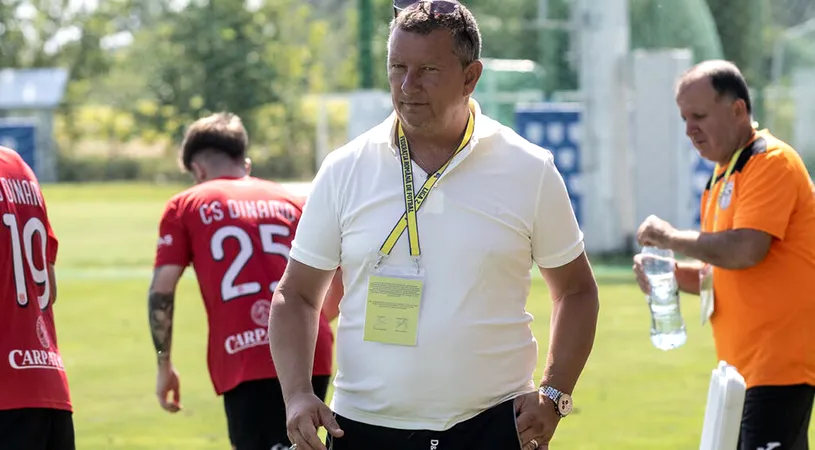 CS Dinamo merge pe mâna lui Ionuț Chirilă până la capăt. Ionuț Lupescu, anunț ferm după 0-8: ”Nu se pune problema să plece”