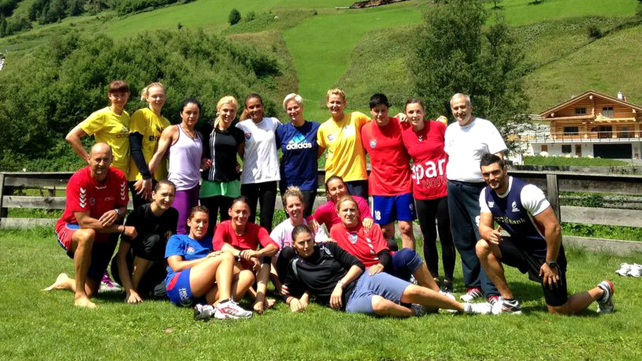 Team-building: HCM Baia Mare a organizat Jocurile Olimpice. Rusoaicele au devenit 