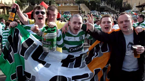 VIDEO Dan Petrescu i-a cucerit pe fanii lui Celtic!** „Unirea, YNWA!”