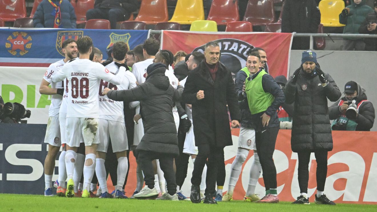 Ce n-ai văzut la TV în FCSB - CFR Cluj 1-4. Daniel Pancu, show total pe Arena Națională! Cum au reacționat fanii campioanei