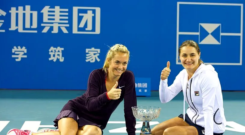 De neoprit: Niculescu, la al doilea titlu în 2014! Monica și partenera ei au revenit ireal în super tie-break și au cucerit un nou trofeu