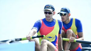„Florinii la pătrat” din canotaj fac performanță! Sportivii din echipajul de dublu rame masculin, Florin Lehaci și Florin Arteni, au dat marea lovitură. „O medalie de aur foarte muncită”. EXCLUSIV