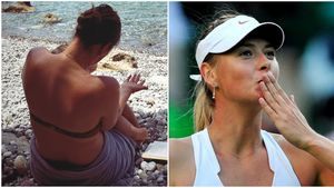 Maria Sharapova a încins plaja din Grecia! Imagini spectaculoase cu fosta regină a circuitului WTA, la trei ani de la retragere | GALERIE FOTO