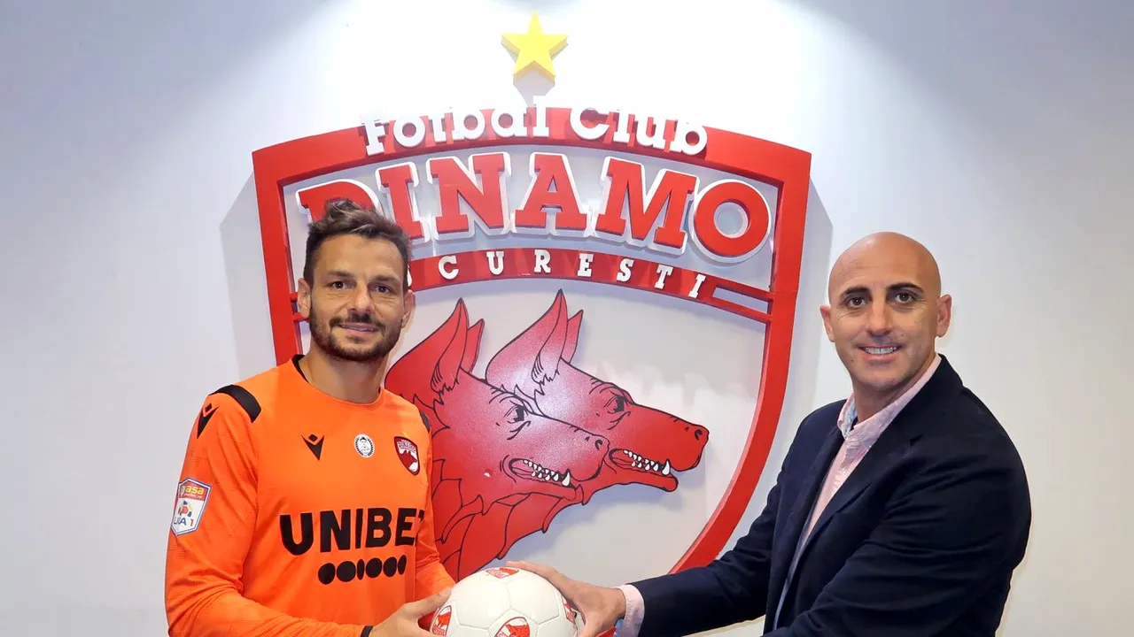 OFICIAL | Portarul Rene Romen Hinojo a semnat cu Dinamo! Pe ce perioadă se întinde contractul celui care l-a făcut pe Cătălin Straton să „plângă”