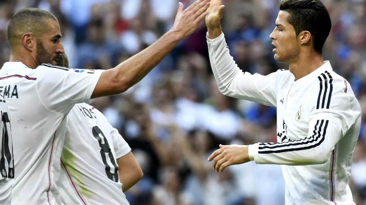 Real a defilat la Granada. Ronaldo, James și Benzema au conlucrat la toate cele patru goluri