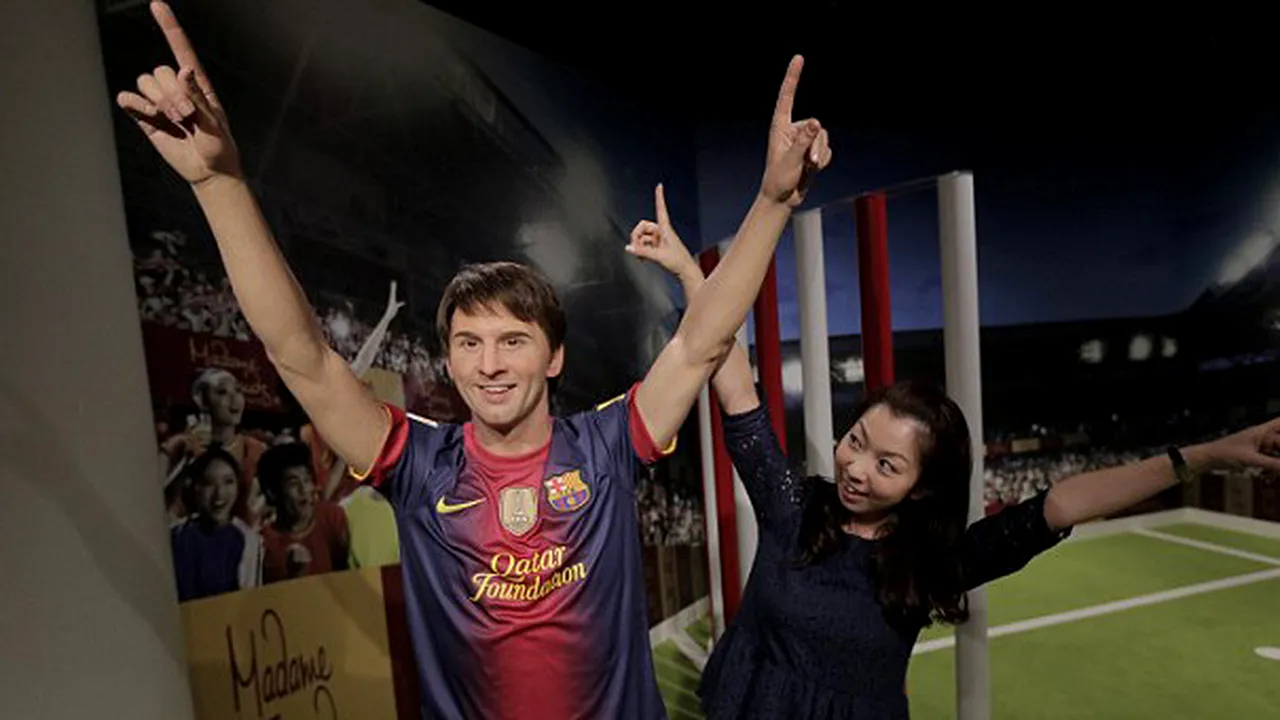 Lionel Messi are o statuie de ceară la muzeul Madame Tussauds din New York