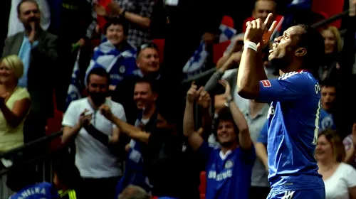 VIDEO Gol de senzație Drogba! Chelsea, la prima ‘dublă’ din istorie!