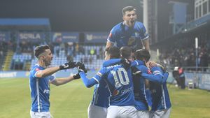 Farul - Universitatea Craiova 2-1, în runda 24 din Superliga României. „Marinarii” urcă pe primul loc al clasamentului!