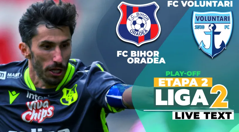FC Voluntari câștigă la Oradea și strică seria de invincibilitate de acasă a FC Bihor. Nemec și Babic au marcat cu execuții frumoase