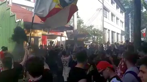 Suporterii lui Dinamo și cei ai lui U Cluj au cântat la unison înaintea primului meci de baraj! Atmosferă superbă în Ardeal | VIDEO EXCLUSIV