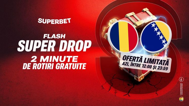 (P) Un nou Super Drop la Superbet, pentru o săptămână de top