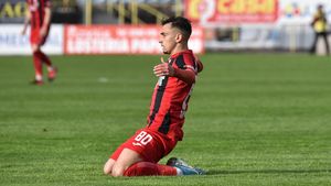 George Merloi a înscris primul gol pentru Astra Giurgiu în Liga 1 și anunță obiectivul echipei: „Vrem să câștigăm play-out-ul!”. Ce spune despre presupusul conflict cu Eugen Neagoe | EXCLUSIV