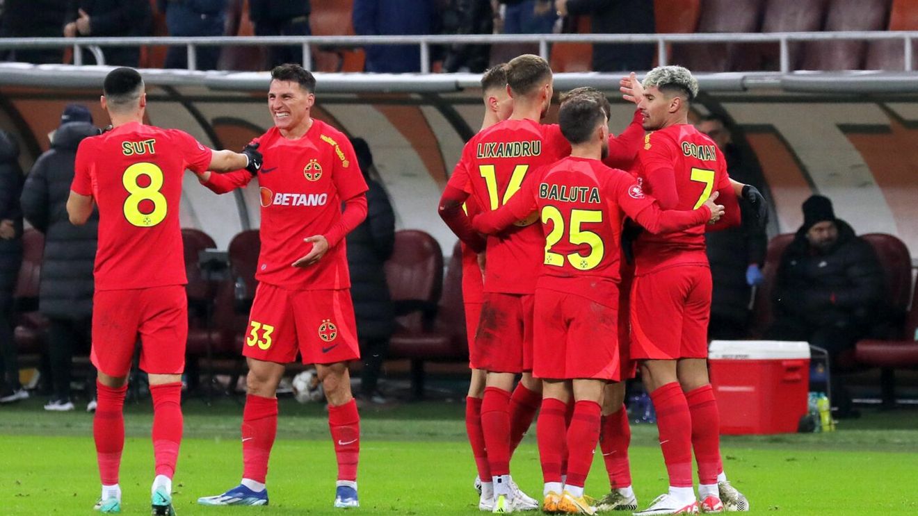FCSB - FC Hermannstadt 3-0, în etapa 20 din Superliga. Roș-albaștrii se distanțează la opt puncte în fruntea clasamentului!