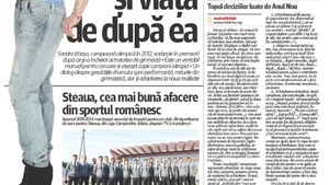 Sandra Izbașa, Andrei Roșu, Steaua și Jay-Z în numărul 2 al săptămânalului ProSport