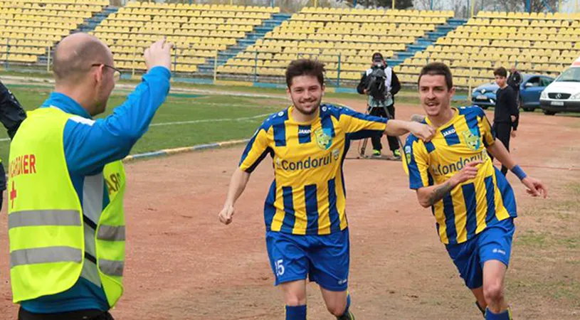 Valentin''s day!** Dunărea Călărași a învins echipa fraților Herea, prin golurile lui Valentin Munteanu și Valentin Alexandru