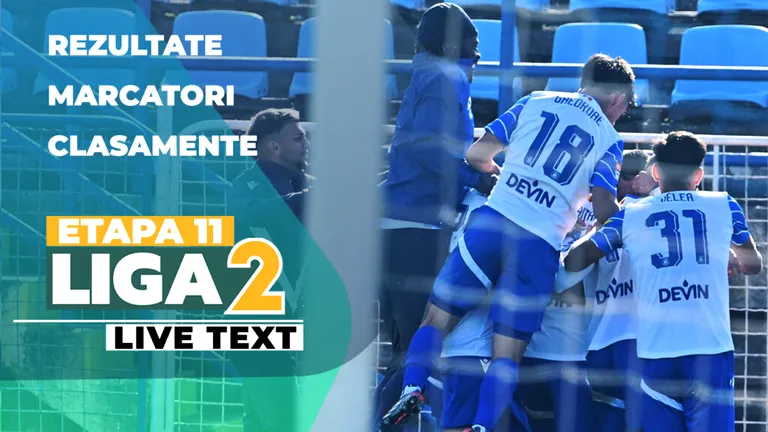Etapa 11 Liga 2 | Cetatea Suceava a învins liderul, CS Dinamo nu a făcut față Popeștiului și a fost întoarsă în repriza secundă! Metalul Buzău a reușit scorul zilei
