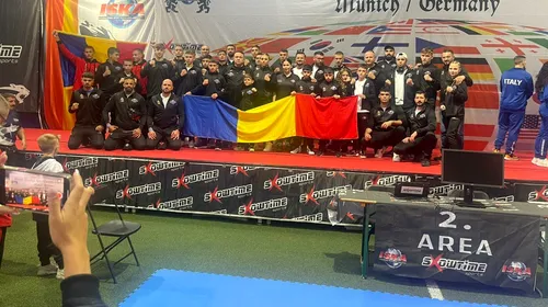 Performanță mare pentru România la Campionatele Mondiale ISKA. Top 5 în clasamentul pe națiuni