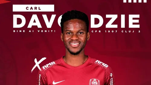 CFR Cluj semnează transferuri pe bandă rulantă! L-a împrumutat pe atacantul ghanez Davordzie