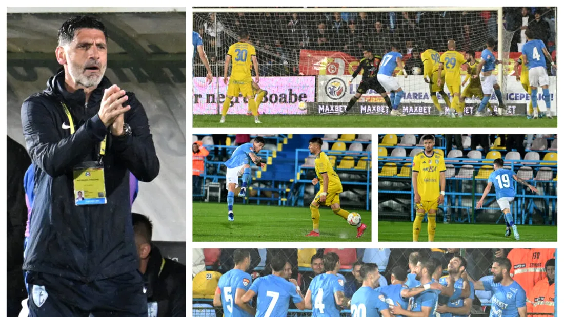 FC Voluntari câștigă contra Unirii Slobozia pe o ploaie teribilă și șansele la promovare cresc. Florin Pîrvu și-a lăudat jucătorii, dar le-a dat replica adversarilor: ”Pot declara tot ce își doresc, am făcut un meci complet”