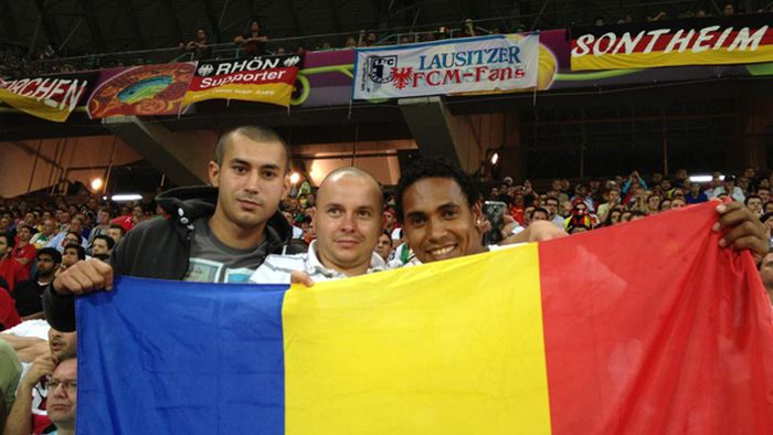 'Românul' de la Euro!** Fotbalistul care a pus pe jar Liga I a văzut pe viu Germania - Portugalia! "Toți au înnebunit când a apărut Ronaldo"