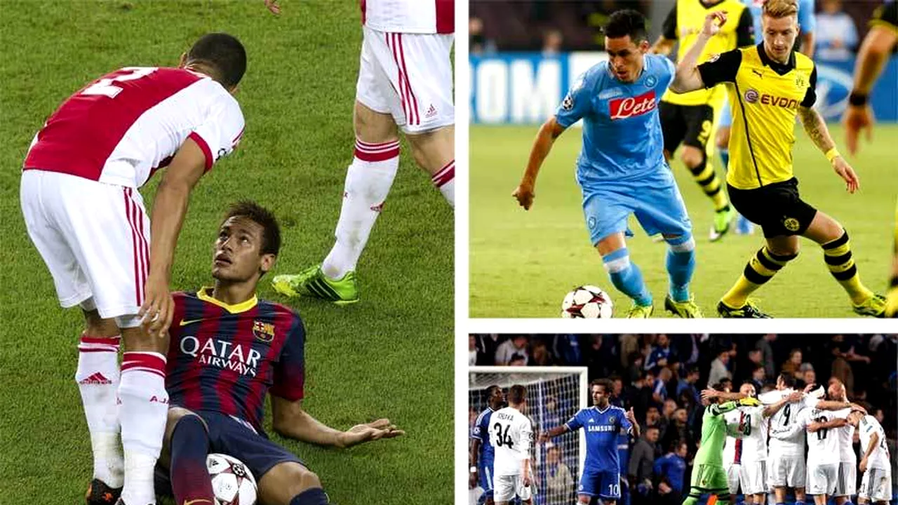 Ajax a învins pe Barca, Milan a făcut instrucție cu Celtic. Steaua - Schalke, singurul meci în care nu s-a marcat! Rezultatele serii din Champions League