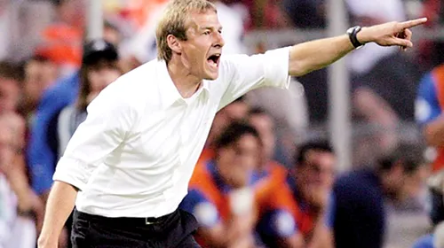 Klinsmann: „Nu se poate să jucăm așa, ne-au lipsit prea multe lucruri”