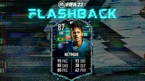 Neymar în FIFA 22! Atacantul a primit un super card la un preț foarte atractiv pentru gameri