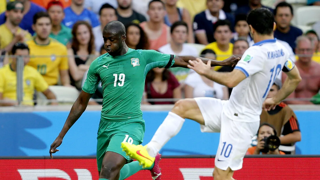 Yaya Toure acuză arbitrajul din Brazilia: 