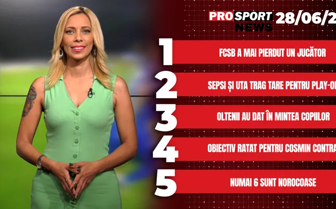 ProSport News | FCSB a mai pierdut un jucător. Cele mai noi știri din sport | VIDEO