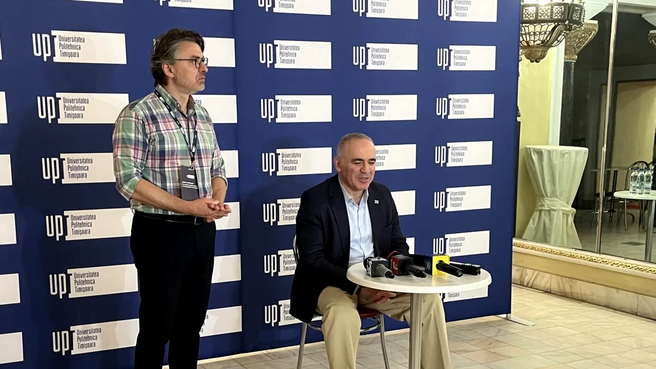 Marele șahist Garry Kasparov la Timișoara despre situația din Ucraina: „Occidentul greșește mizerabil”. Ce ar vrea să facă Joe Biden