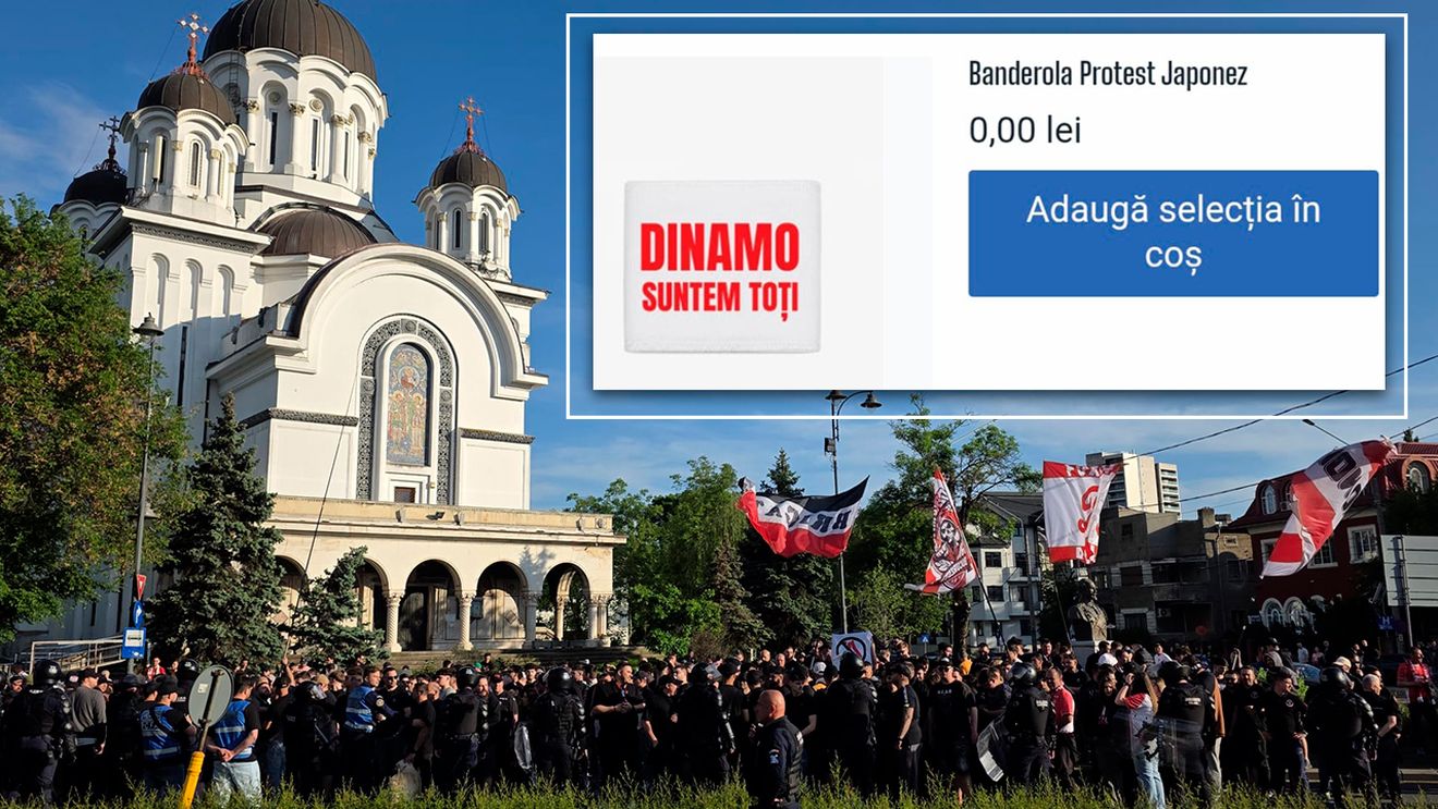 De la „Dinamo suntem noi”, la „Dinamo suntem toți”: explicația conducerii „câinilor” pentru oferta banderola de protest japonez