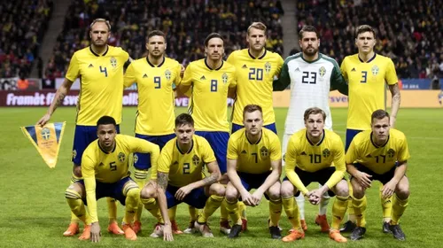 Suedia a anunțat lotul convocat pentru meciul cu România. Jucători de la Manchester United, AS Roma și RB Leipzig