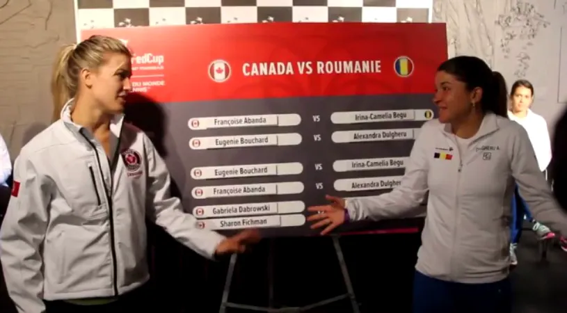 Se răzbună și la Charleston? Dulgheru se reîntâlnește azi cu Bouchard după gestul revoltător făcut de canadiancă în Fed Cup