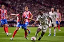 Meciul Atletico Madrid – Real Madrid a fost întrerupt din cauza incidentelor. Oaspeții conduceau cu 1-0 când arbitrul a decis să trimită echipele la vestiare