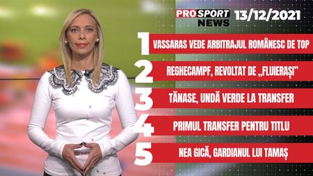 ProSport News | Kyros Vassaras crede că arbitrajul românesc e de top. Florin Tănase, ca și transferat. Cele mai noi știri din sport | VIDEO