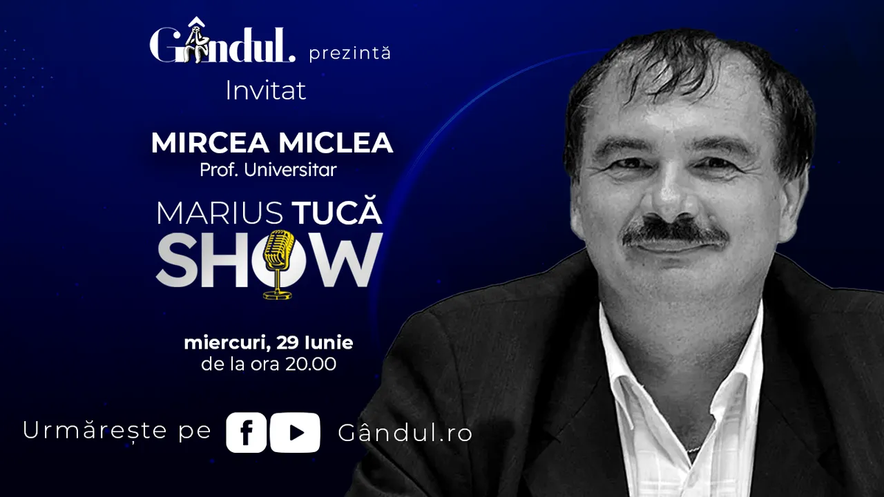 Marius Tucă Show începe miercuri, 29 iunie, de la ora 20.00, live pe gandul.ro cu o nouă ediție specială