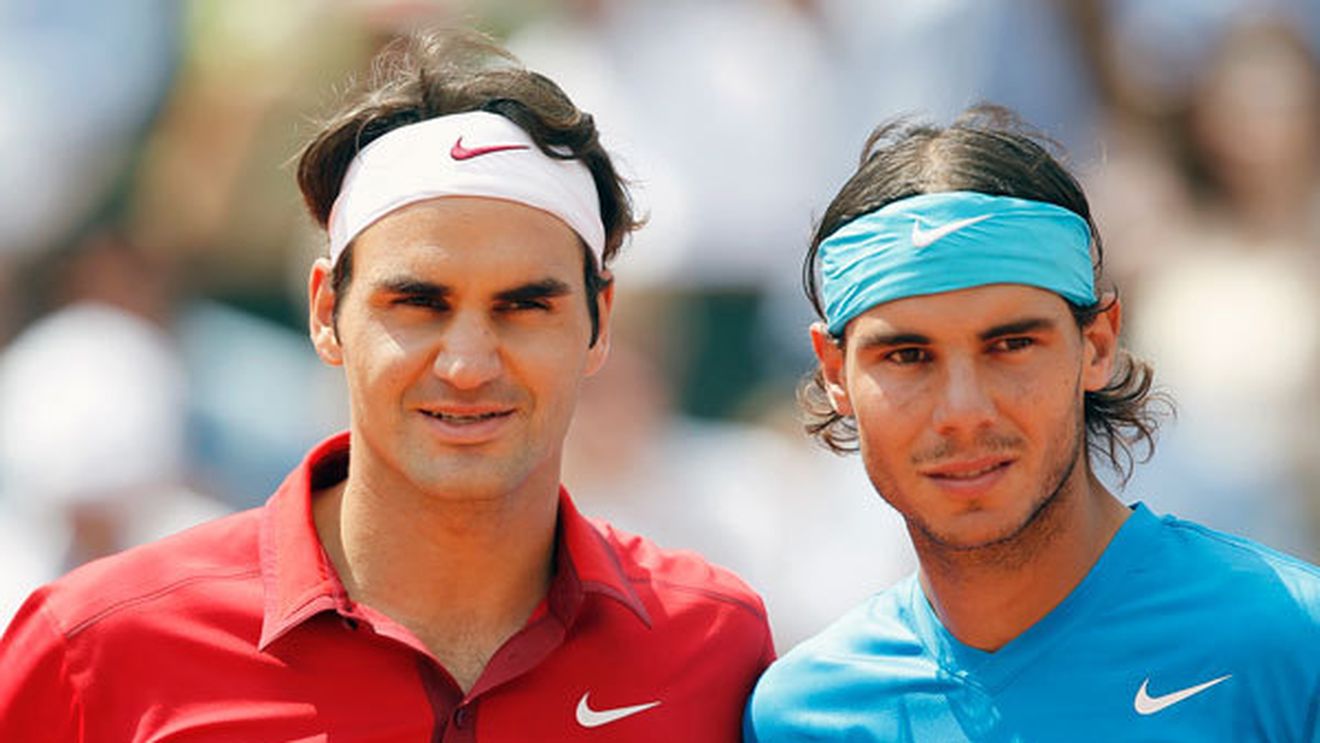 Imagini de colecție cu Roger Federer și Rafael Nadal. „Nu întârzia!”. Cei doi mari rivali, „contre” înaintea unui meci caritabil | VIDEO