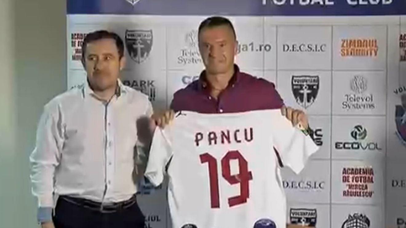 Exclus din lot, Pancu vrea să rămână la Voluntari: "Nu pot pleca dintr-un loc în care mă simt foarte bine". Mesajul pentru Ganea: "Nu am nicio problemă cu el"