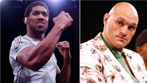 Anthony Joshua - Tyson Fury, meciul secolului! Contractul pentru unificarea centurilor e pe masă